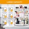 Makeup Organizer 360 Degree Rotating 7 Adjustable Layers Large Capacity Cosmetic Organizer Transparent Make Up Organizers and Storage